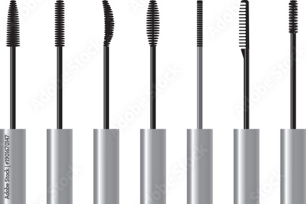 Obraz マスカラブラシのバリエーション一覧