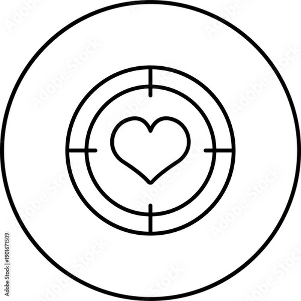 Fototapeta Target Icon