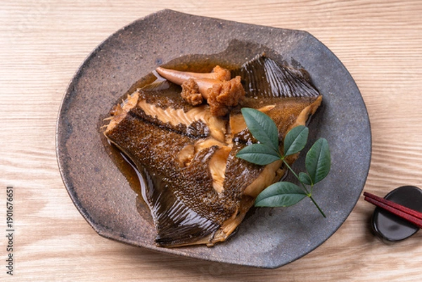 Obraz 赤がれいの煮付け