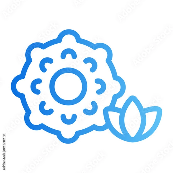 Obraz Massage ball Line Gradient Icon