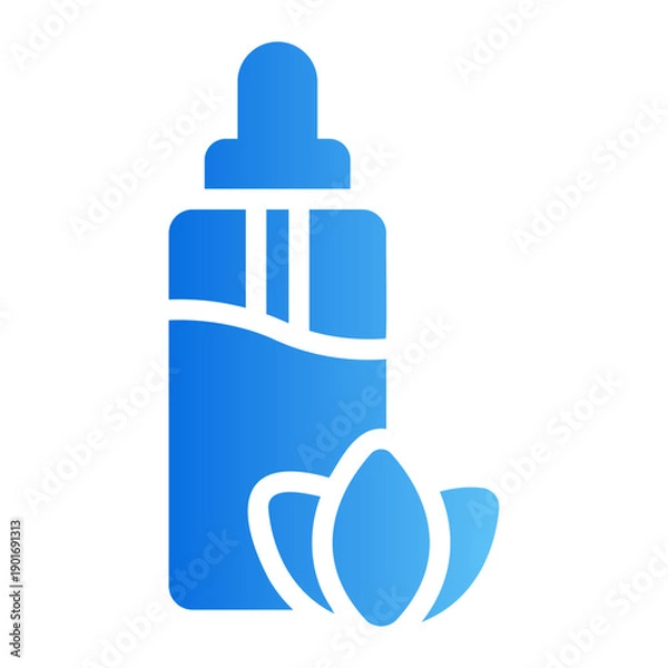 Obraz Essential oil bottle Line Gradient Icon