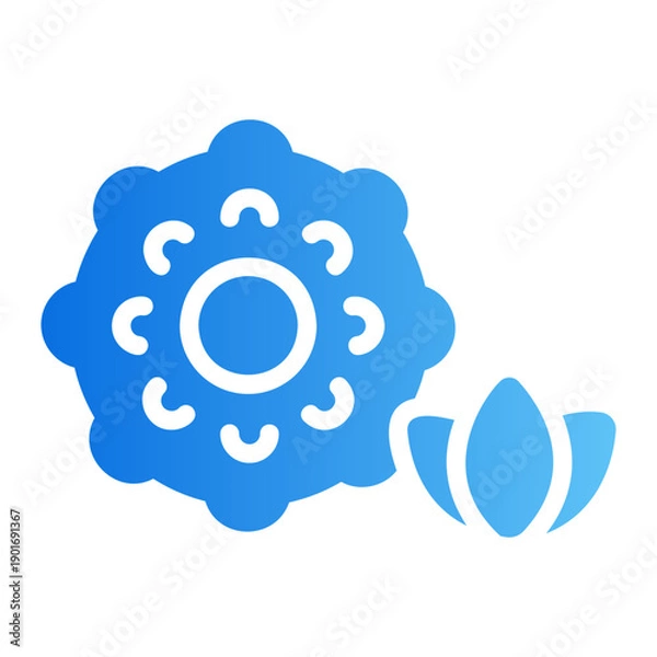 Obraz Massage ball Line Gradient Icon