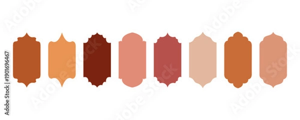 Obraz Black love shape pattern design for Valentines day