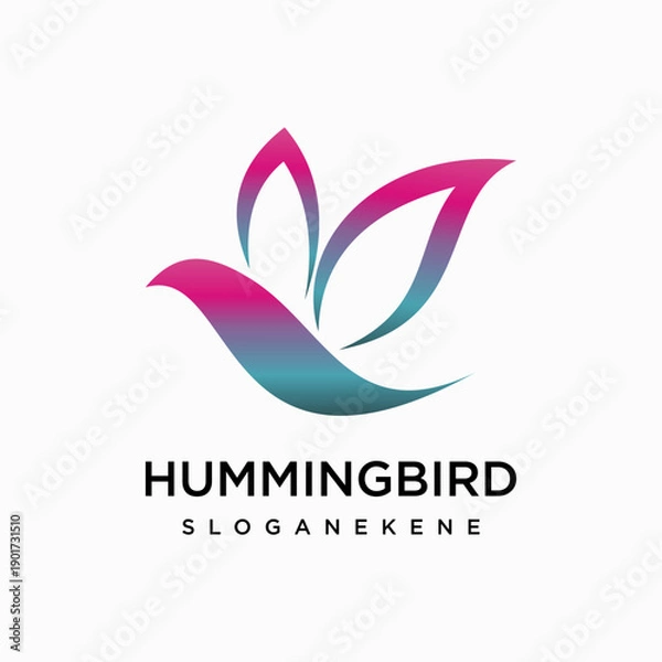 Obraz hummingbird logo