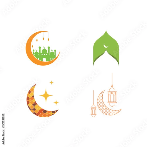 Obraz Mosque logo icon