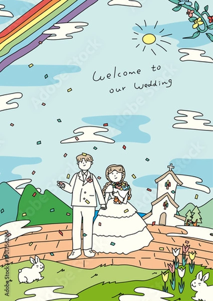 Obraz ガーデンウェディング