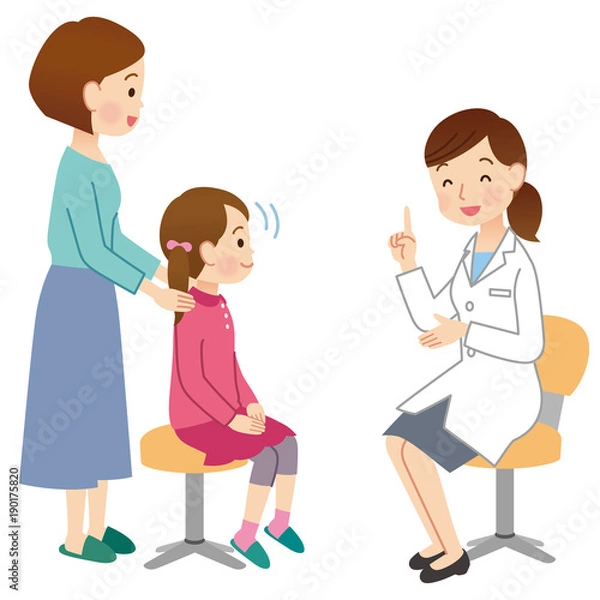 Fototapeta 小児科　子供　診察　心療内科