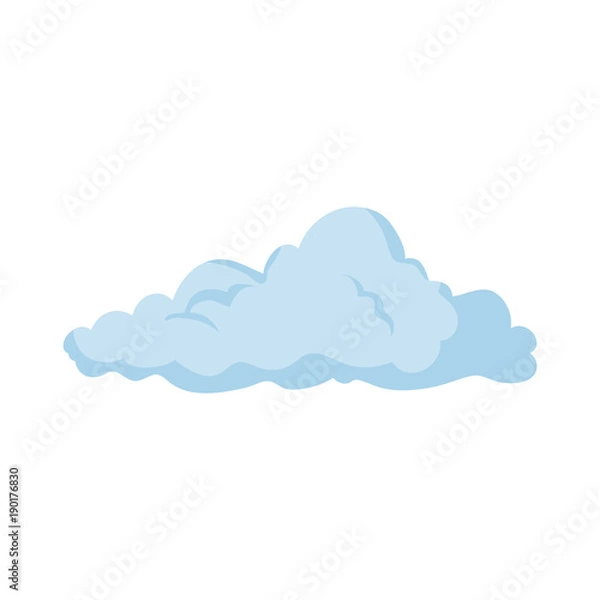 Fototapeta weather cloud isolated icon vector illustration design