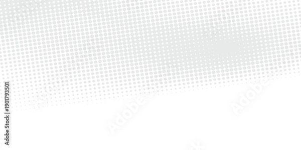 Obraz Dot white gray wave light technology texture background. modern design illustration eps10