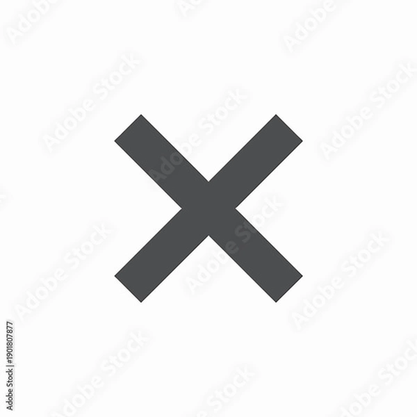 Obraz Dark Gray Cross Symbol