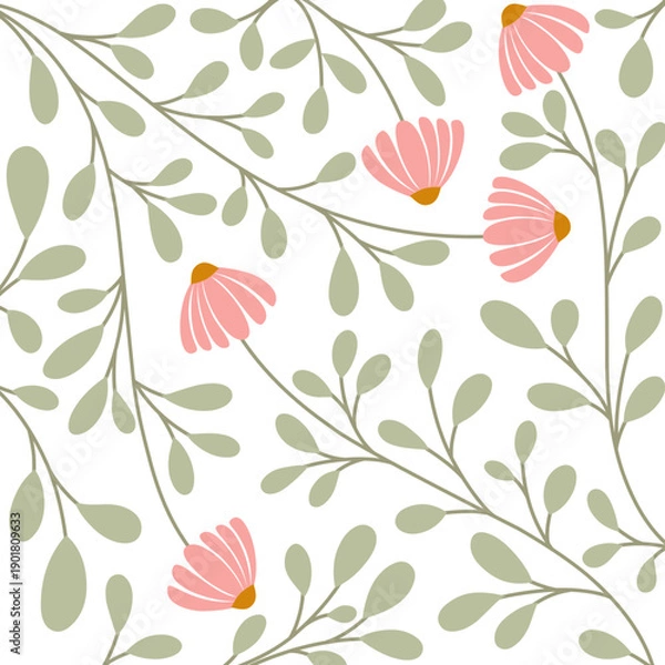 Obraz seamless floral pattern