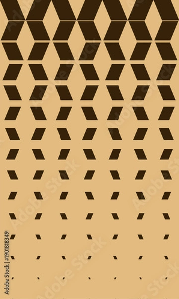 Obraz parallelogram geometric pattern vector background. geometrical shape.