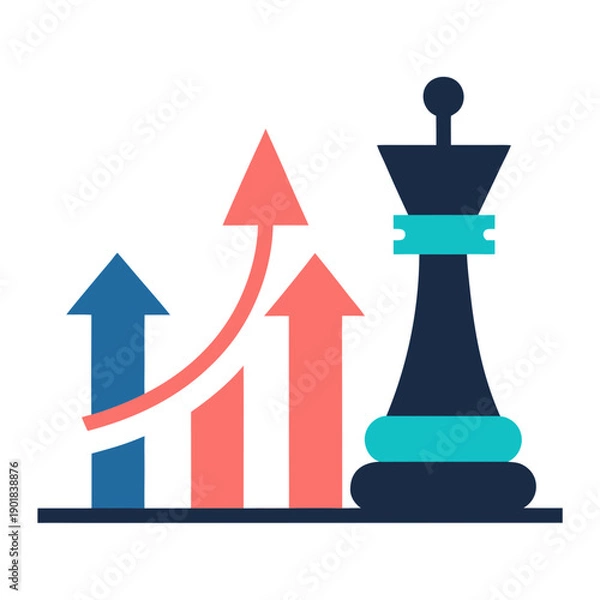 Obraz Business Strategy Vector Illustration