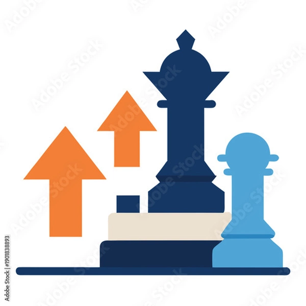 Obraz Business Strategy Vector Illustration