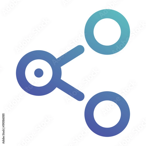 Obraz share icon for illustration