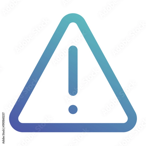 Obraz warning icon for illustration