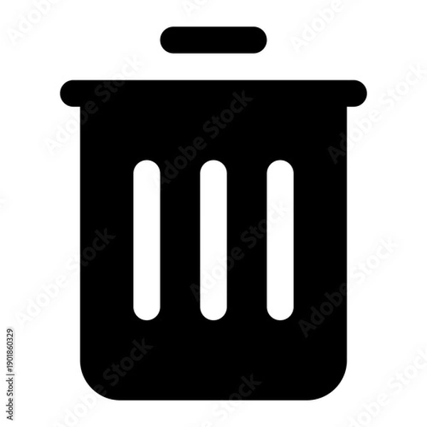 Obraz delete icon for illustration