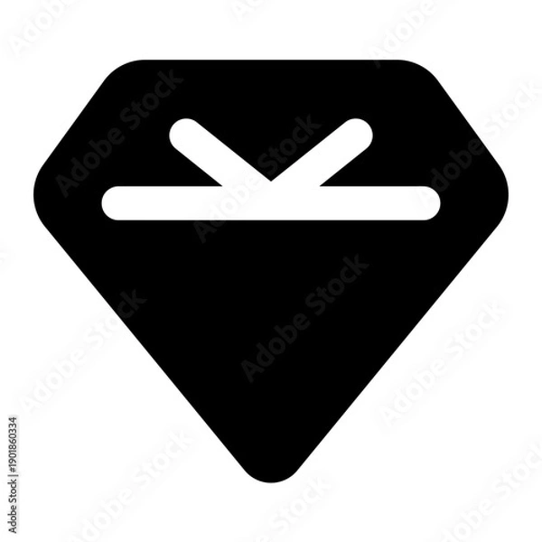 Obraz diamond icon for illustration