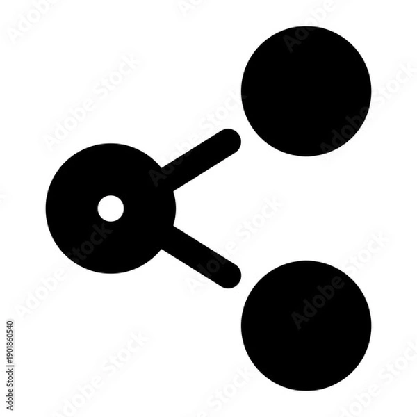 Obraz share icon for illustration