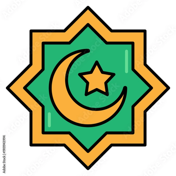 Fototapeta Islamic Ramadhan Element