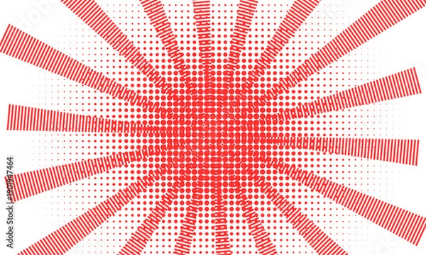 Fototapeta abstract background with rays