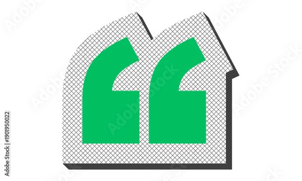 Fototapeta quotation mark png