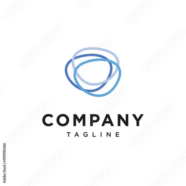 Obraz Brain Abstract Health Simple Logo VEctor