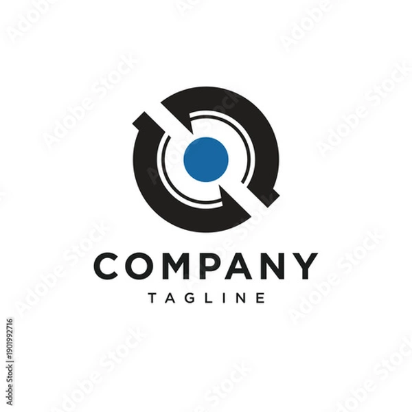 Obraz Rotate Bar Simple Logo Vector General