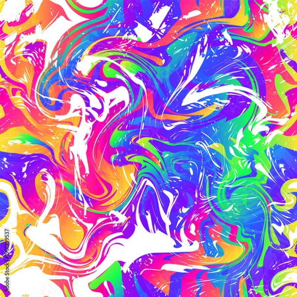 Obraz Acid Summer Splash Seamless pattern