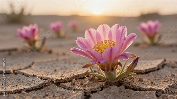 Obraz pink and white crocus