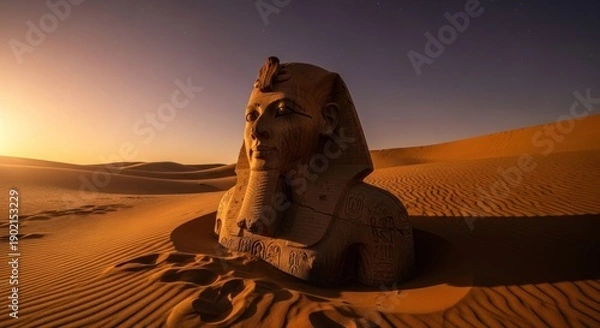 Obraz sunset in egypt