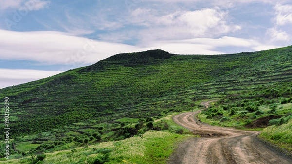 Obraz MTB trail in Lanzarote 