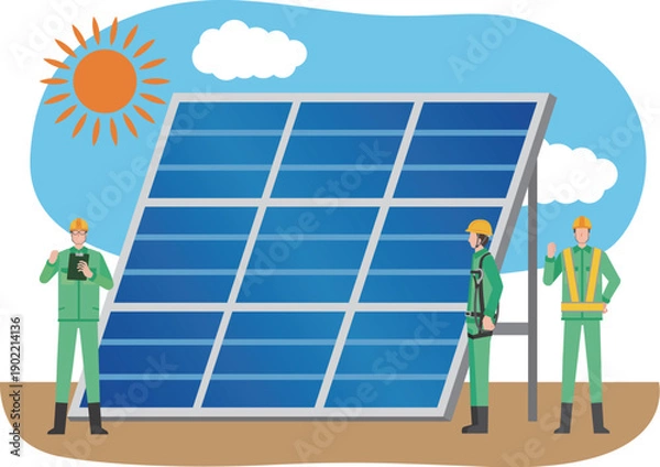 Obraz 太陽光パネル設置工事