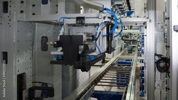 Obraz assembly of car engines