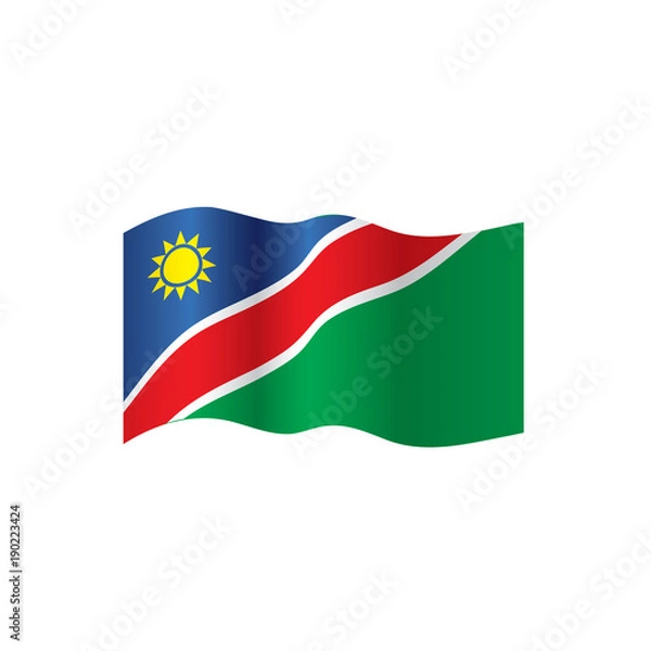 Obraz Namibia flag, vector illustration