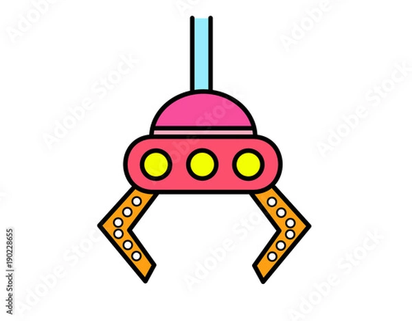 Obraz UFOキャッチャー(色)