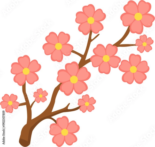 Obraz cherry blossom branch