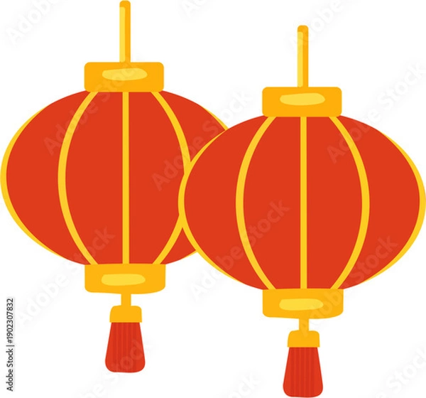 Obraz red chinese lantern