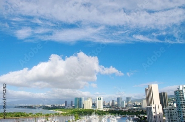 Obraz 空と街並み