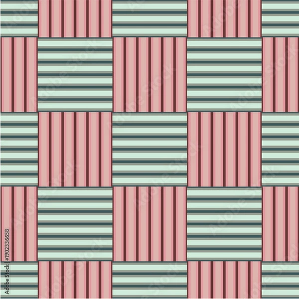 Obraz seamless pattern with elegant color stripes