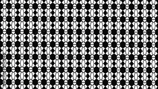 Fototapeta  Colorful simple abstract seamless patterns set