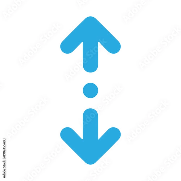 Obraz Vertical Sort Resize Symbol