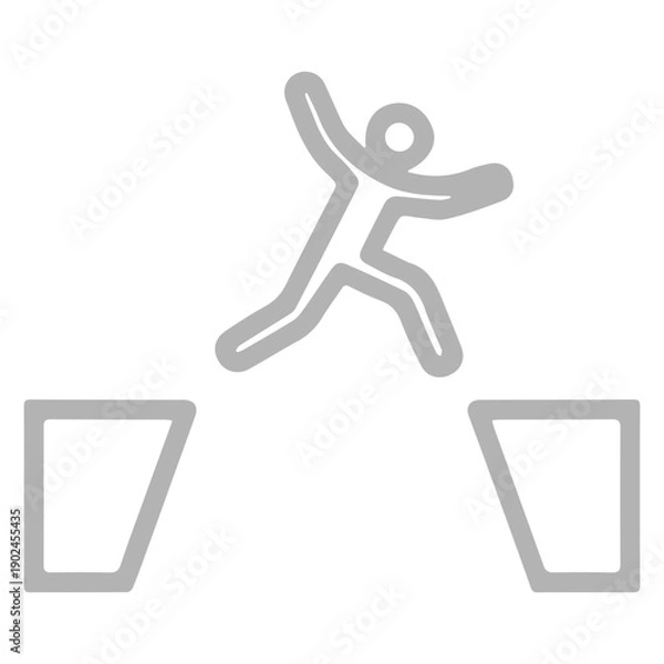 Obraz Jumping Over Obstacles