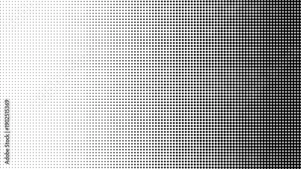Obraz Halftone Dotted Background Vector Illustration