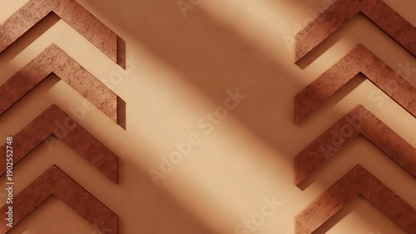 Obraz Geometric Wooden Pattern Abstract Design.
