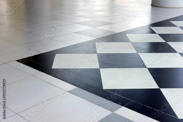 Obraz floor tiles and floor