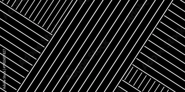 Obraz Abstract black background with diagonal lines. Modern dark abstract vector texture.