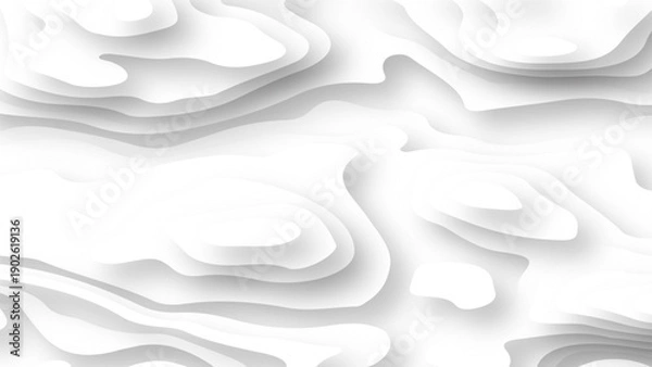 Obraz Abstract overlap layer papercut background vector