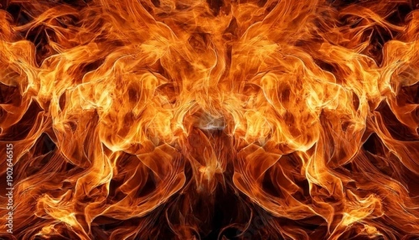 Obraz Abstract Blaze Fire Flame Texture For Banner Background