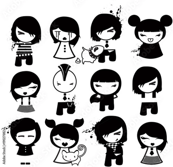 Obraz emo characters